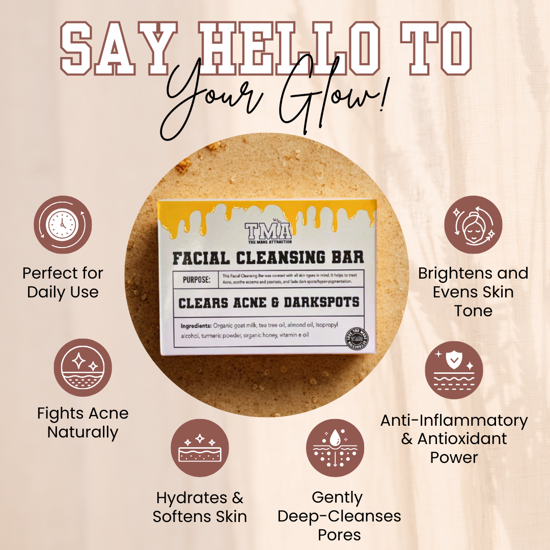 Turmeric + Honey Facial Cleansing Bar - The Mane Attraction