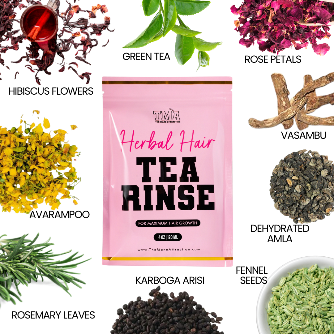 Herbal Hair Growth Tea Rinse - The Mane Attraction
