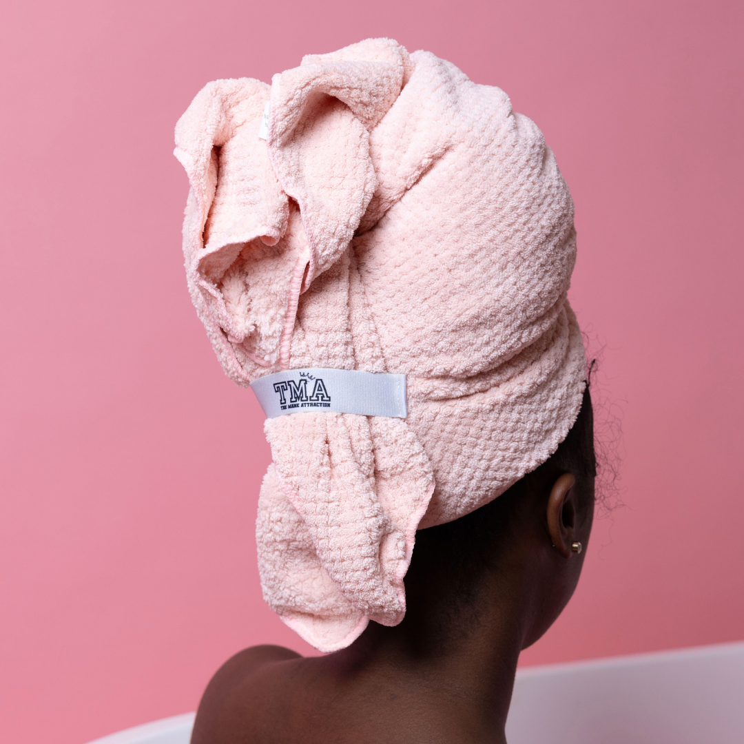 Microfiber Hair Towel & Turban - The Mane Attraction