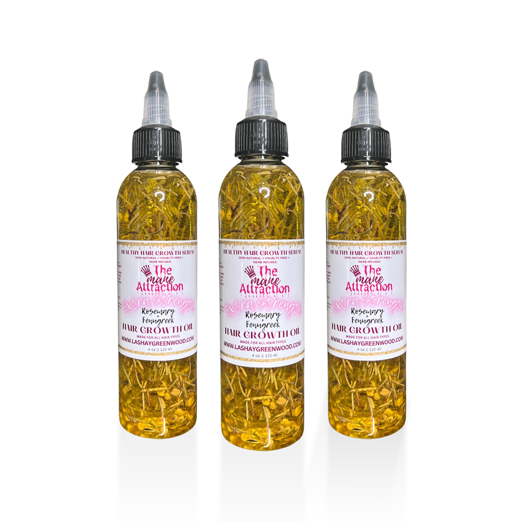 Extra Strength Rosemary + Fenugreek 3-In-1 Bundle - The Mane Attraction