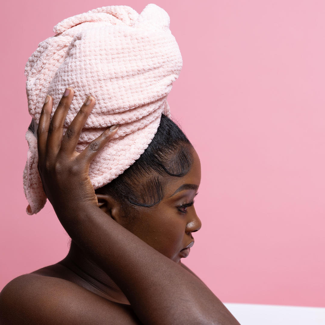 Microfiber Hair Towel & Turban - The Mane Attraction