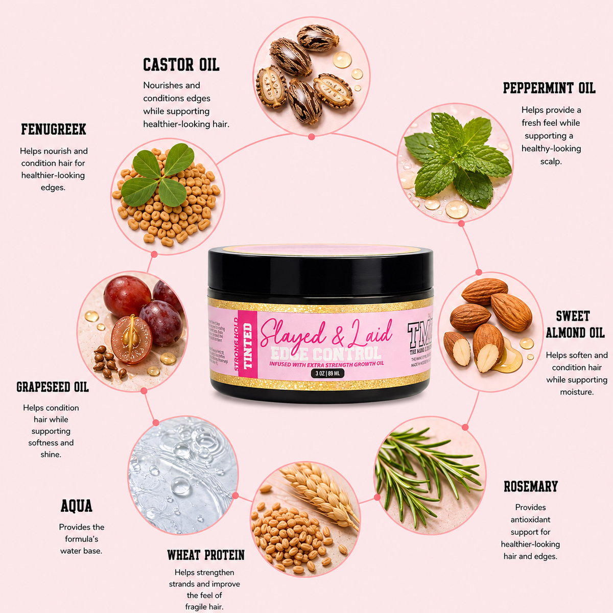Tinted Slayed & Laid Edge Control- Strong Hold - The Mane Attraction