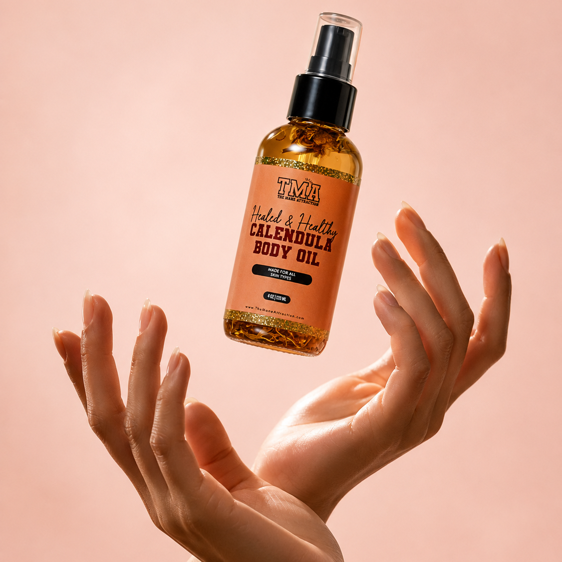 Healed & Healthy Calendula Body Oil - The Mane Attraction