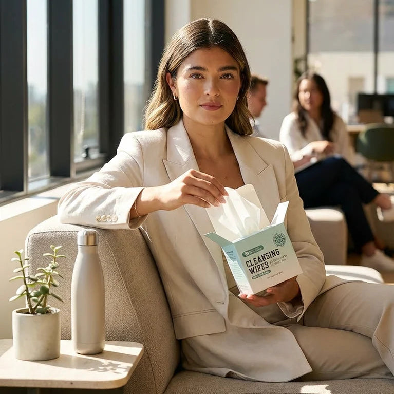PH Balanced Feminine Cleansing Wipes - Minty Fresh Feel - The Mane Attraction
