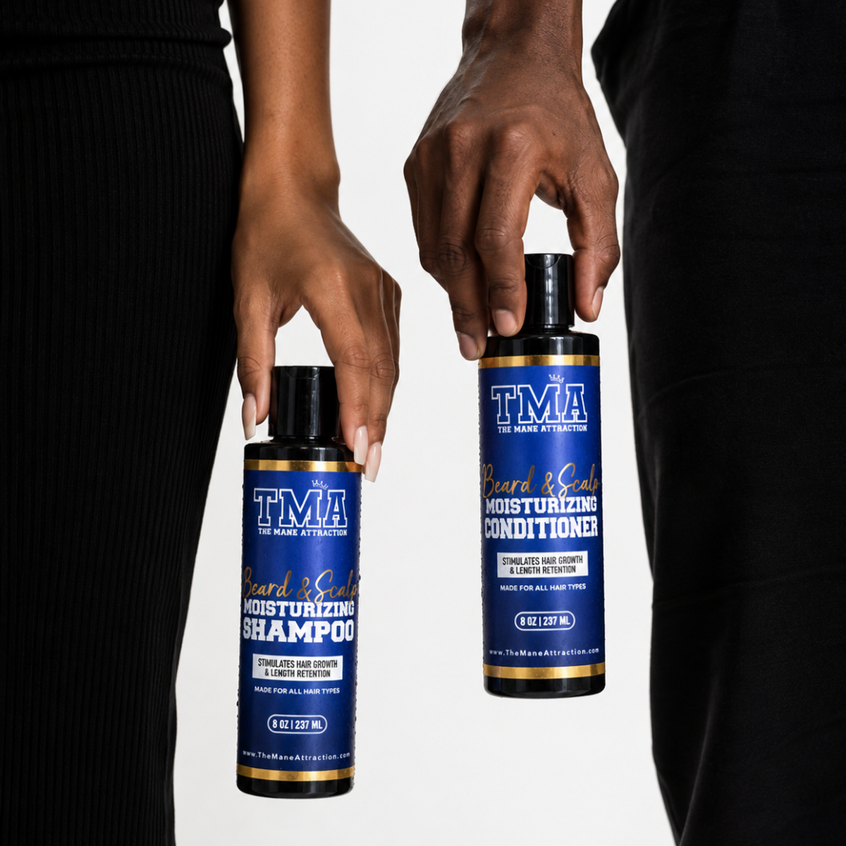 Beard & Scalp Shampoo & Conditioner Duo - The Mane Attraction