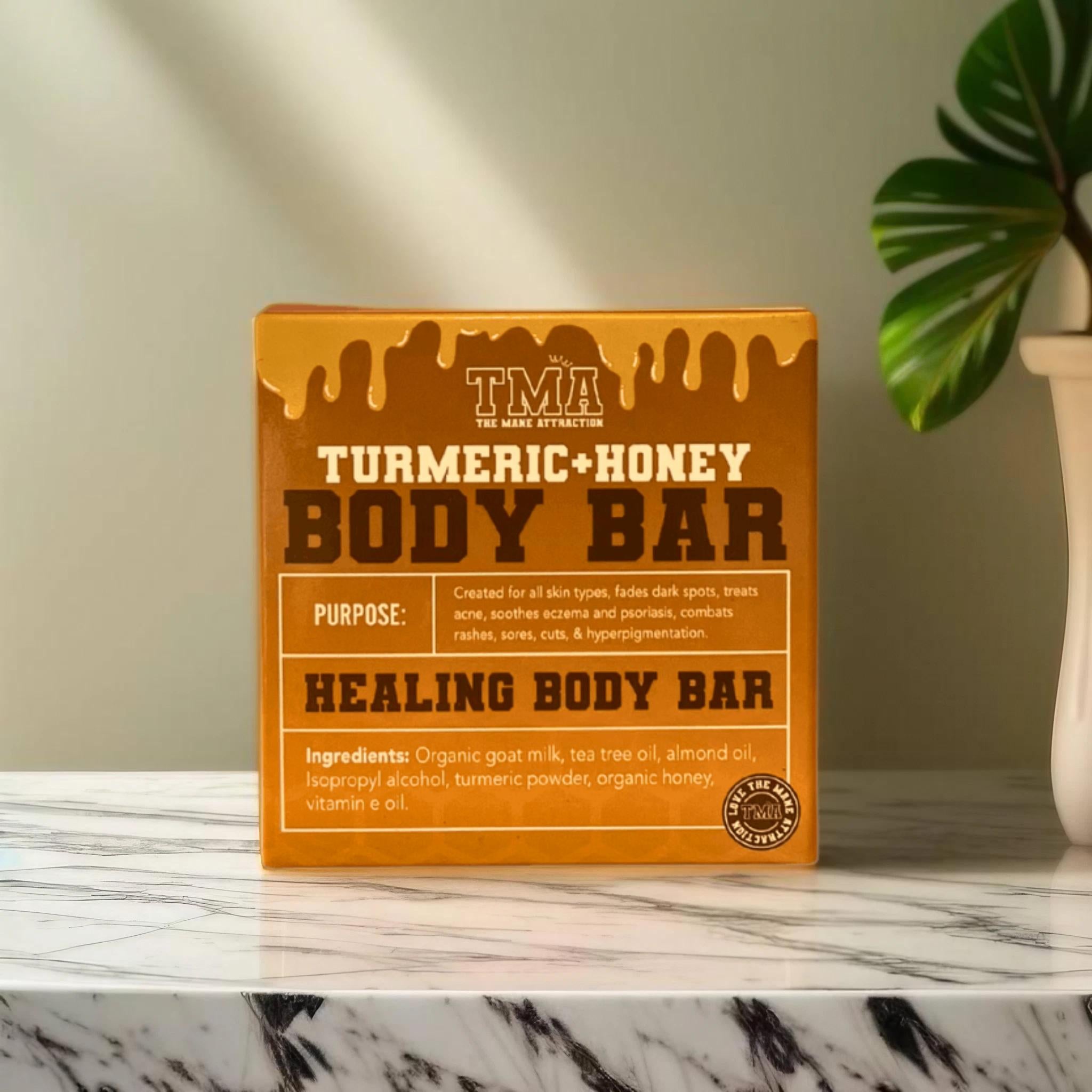 Turmeric + Honey Healing Body Bar - The Mane Attraction