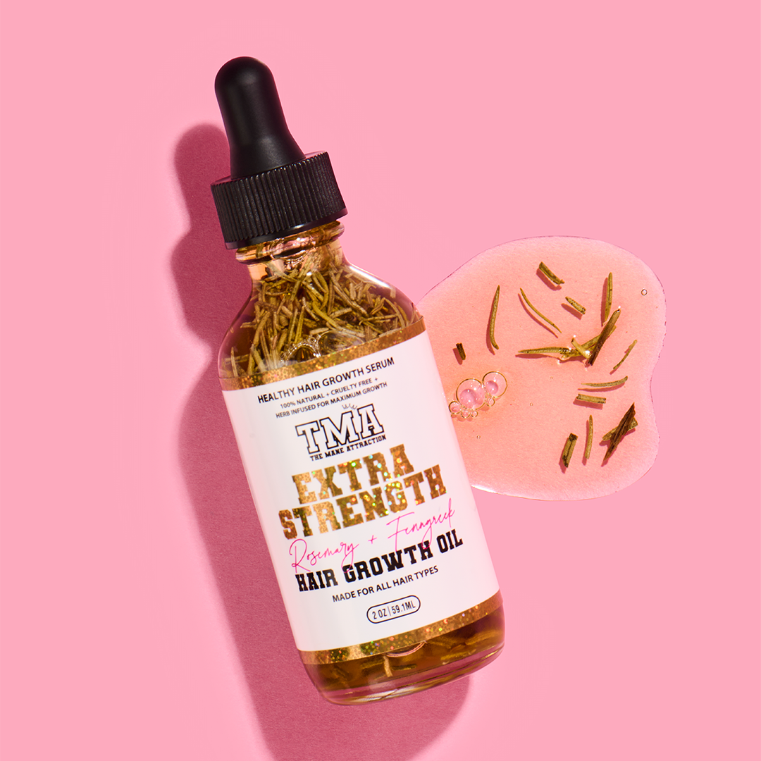 Extra Strength Rosemary+Fenugreek Herbal Hair Growth Oil - The Mane Attraction