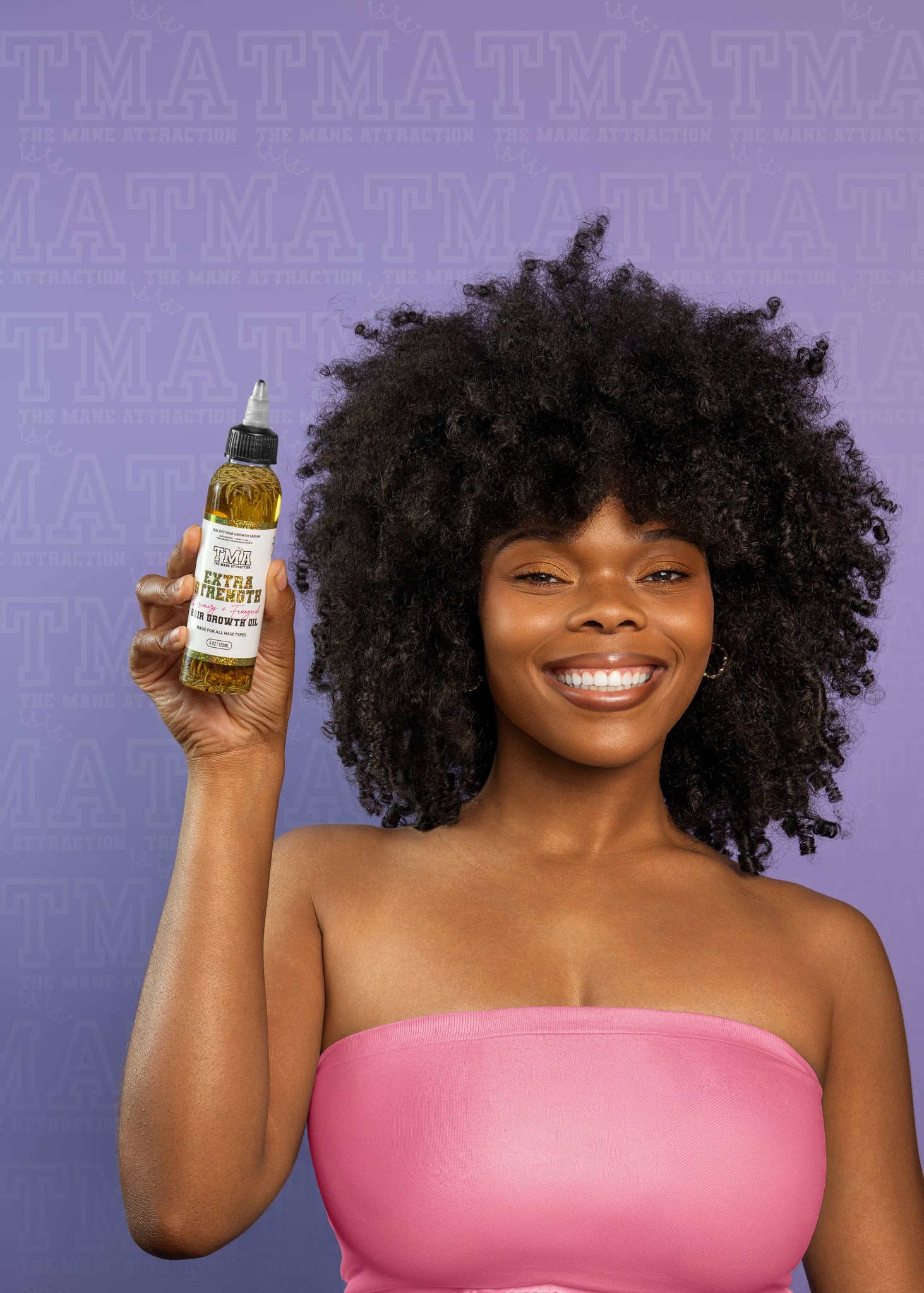 Jumbo Extra Strength Rosemary+Fenugreek Herbal Hair Growth Oil - The Mane Attraction