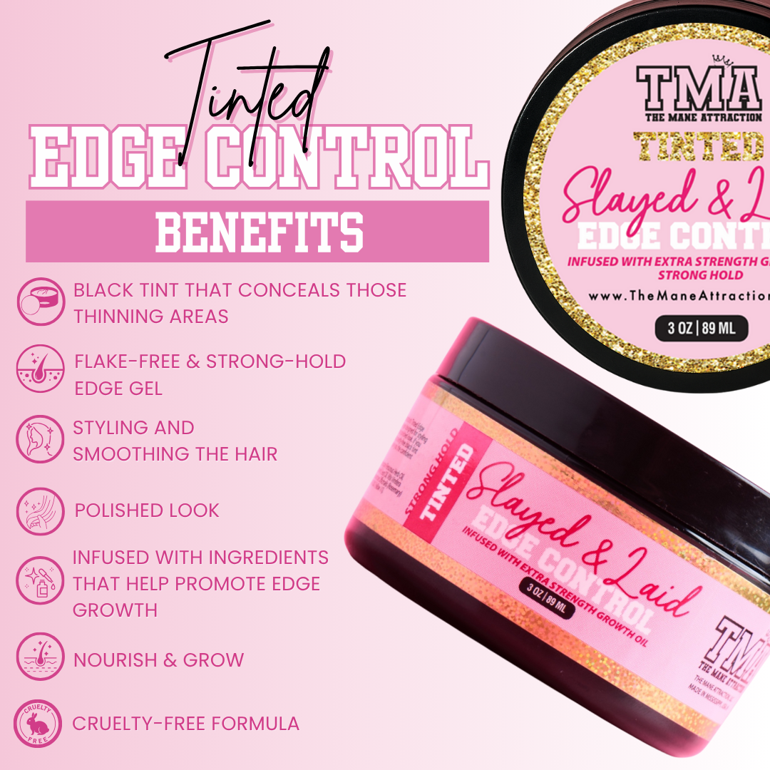 Tinted Slayed & Laid Edge Control- Strong Hold