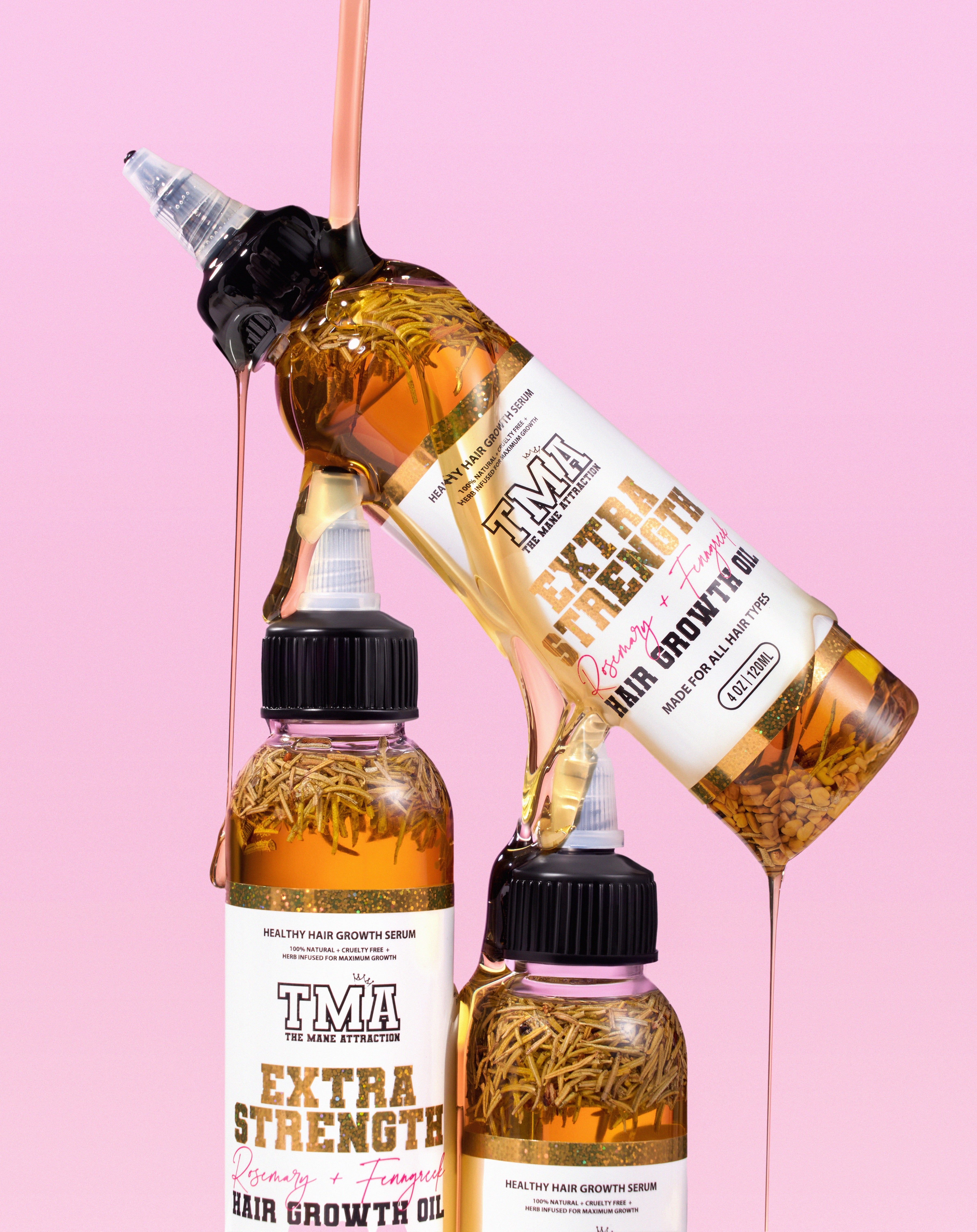 Jumbo Extra Strength Rosemary + Fenugreek 3-In-1 Bundle - The Mane Attraction