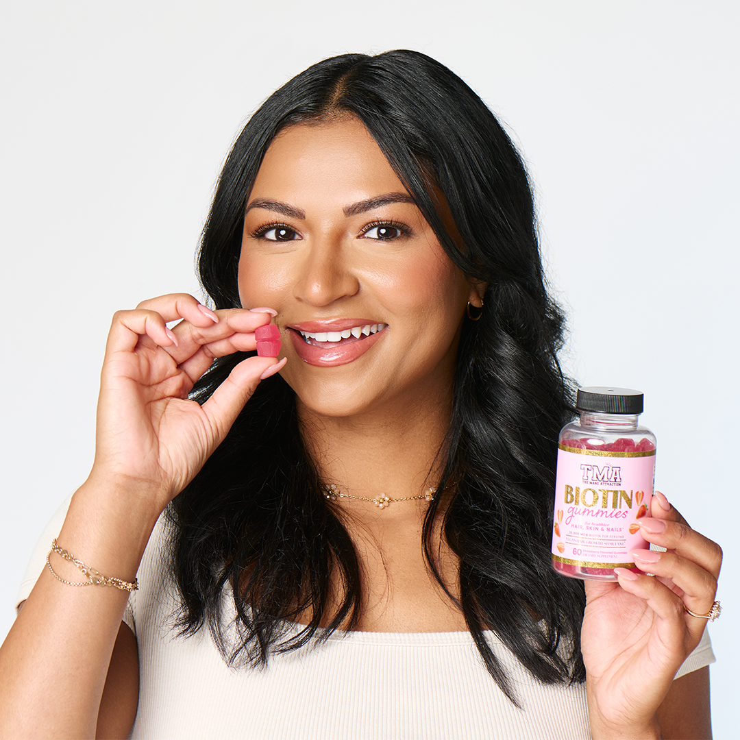 Biotin Hair Growth, Skin & Nail Gummies- 60ct - The Mane Attraction