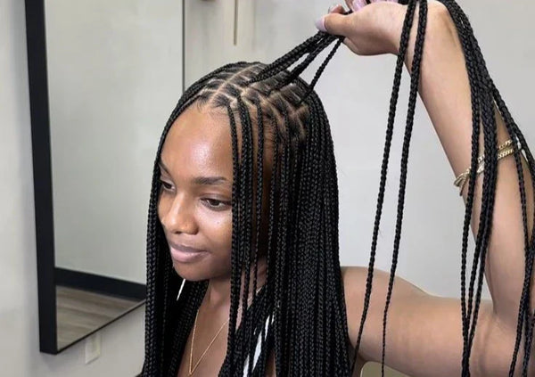 Tired of Cutting Your Braids Too Long When You Take Them Down? Here’s How to Get the Most Growth Out of Your Protective Styles