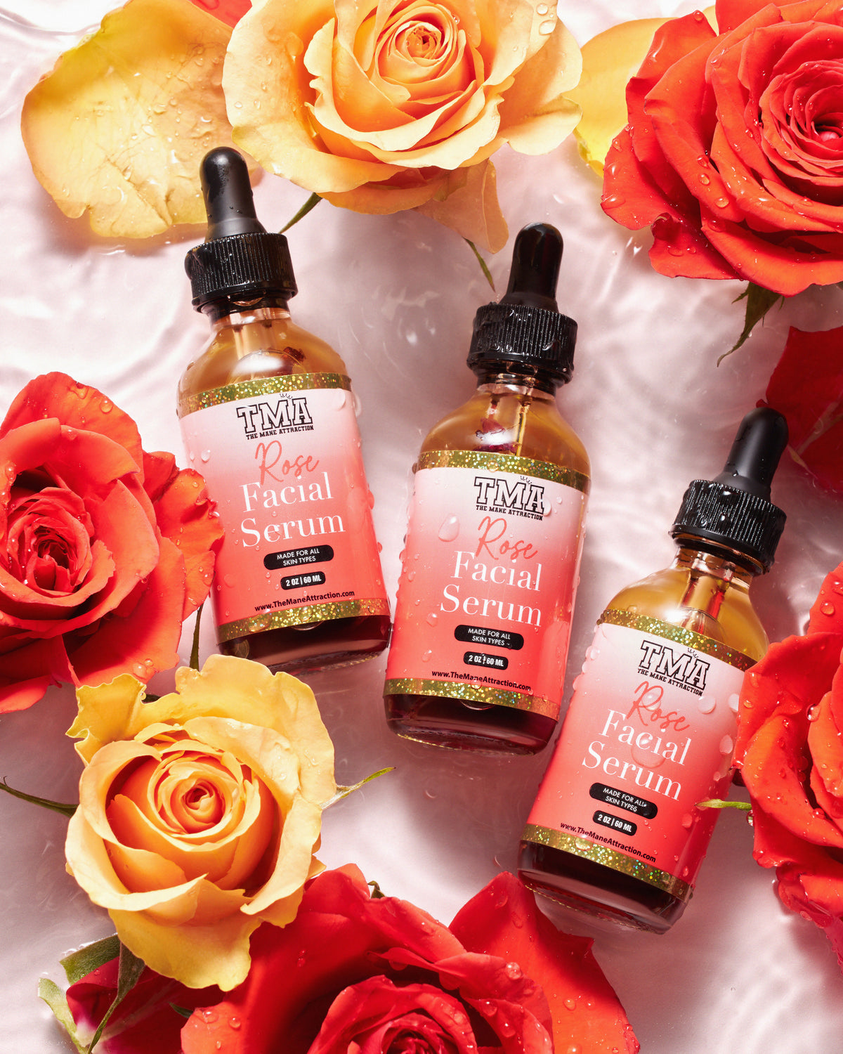 Rosé Facial Serum 3-In-1 Bundle - The Mane Attraction