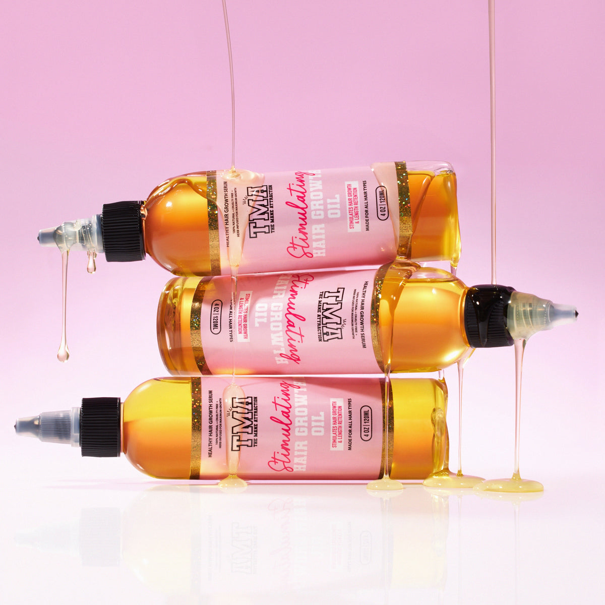 Jumbo Stimulating Hair Growth Oil 3-In-1 Bundle - The Mane Attraction