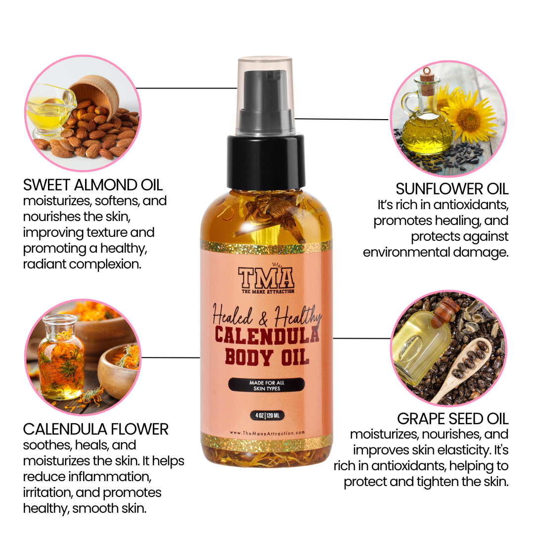 Healed & Healthy Calendula Body Oil