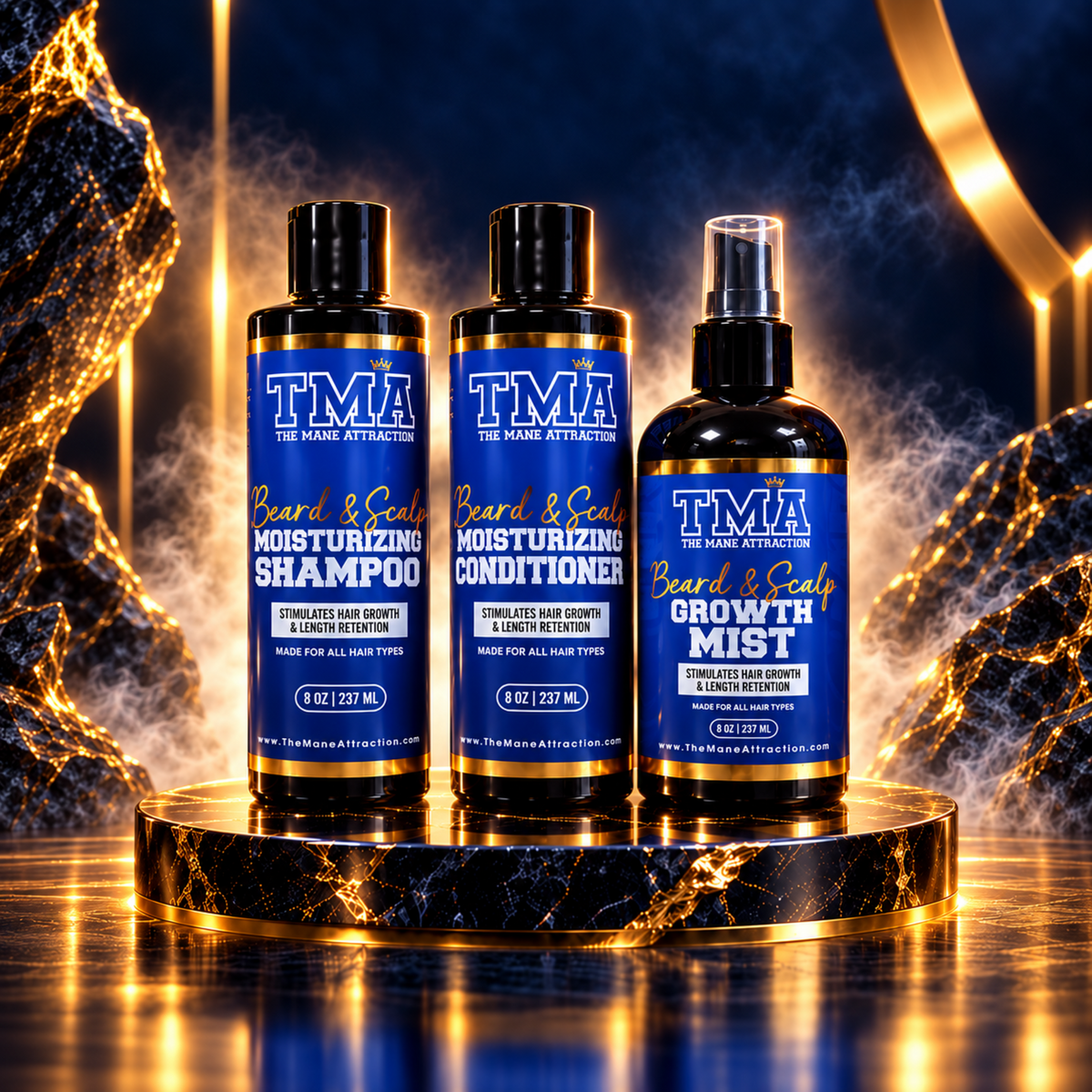 Beard & Scalp Growth Trio - The Mane Attraction