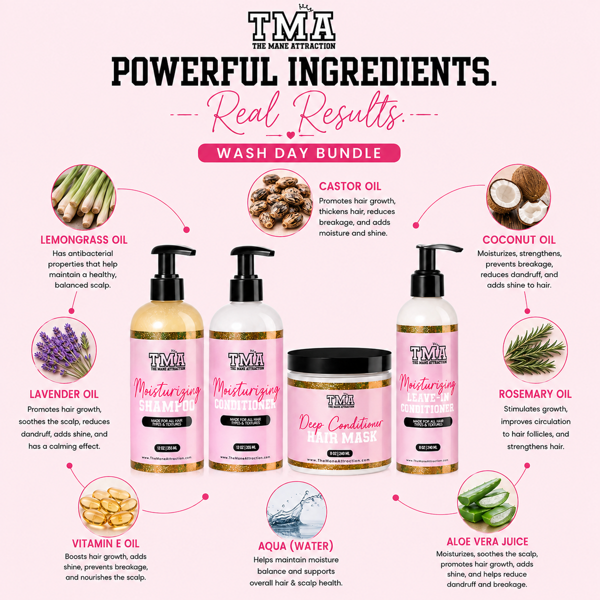 Wash Day Bundle - The Mane Attraction
