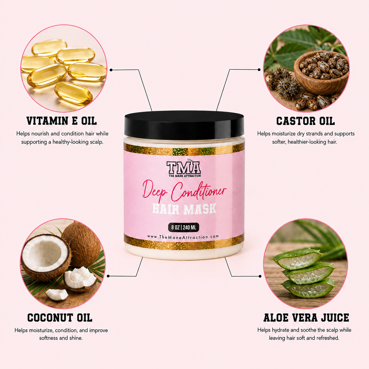 Deep Conditioning Hair Mask - The Mane Attraction