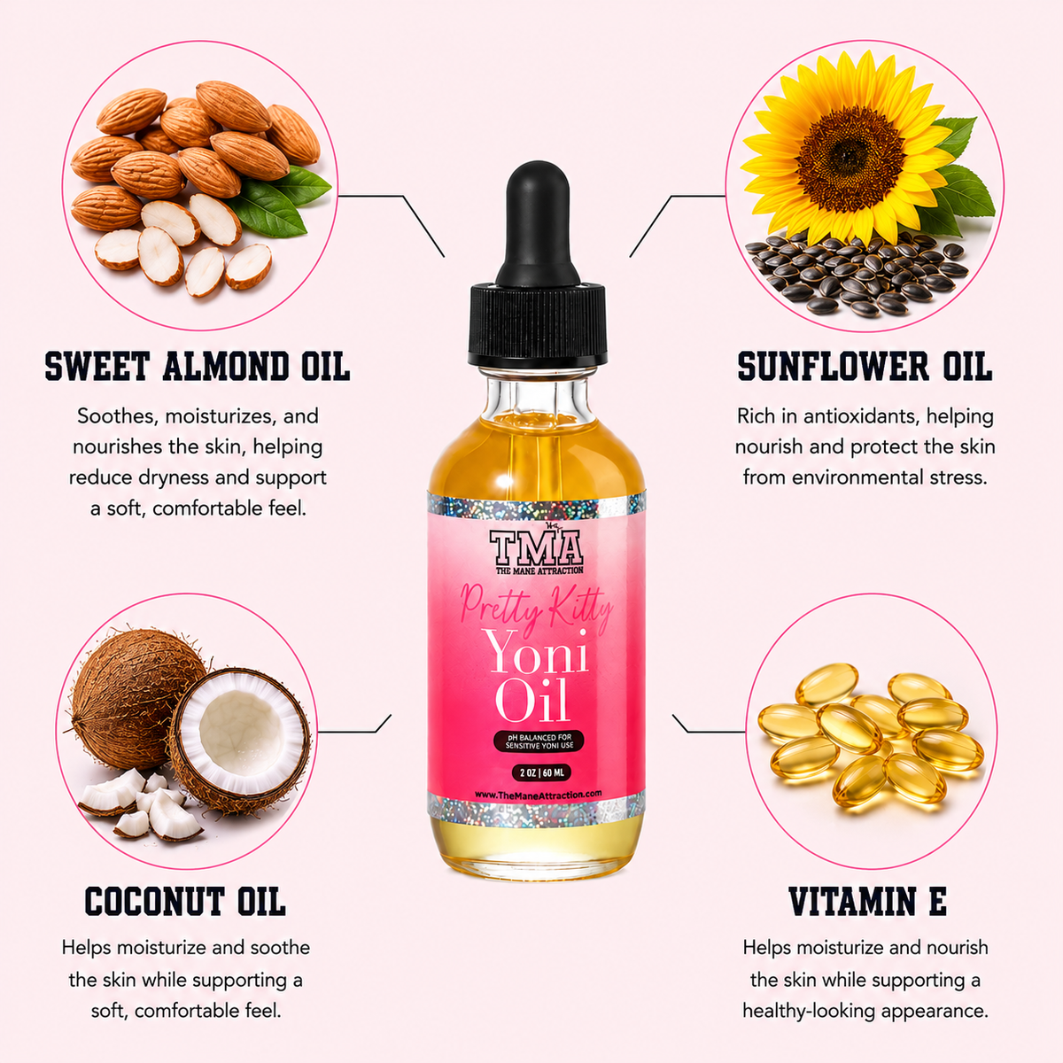 Pretty Kitty Yoni Oil - The Mane Attraction