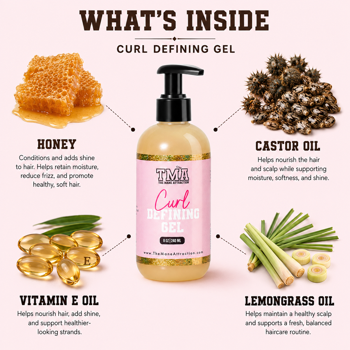 Curl Defining Gel - The Mane Attraction