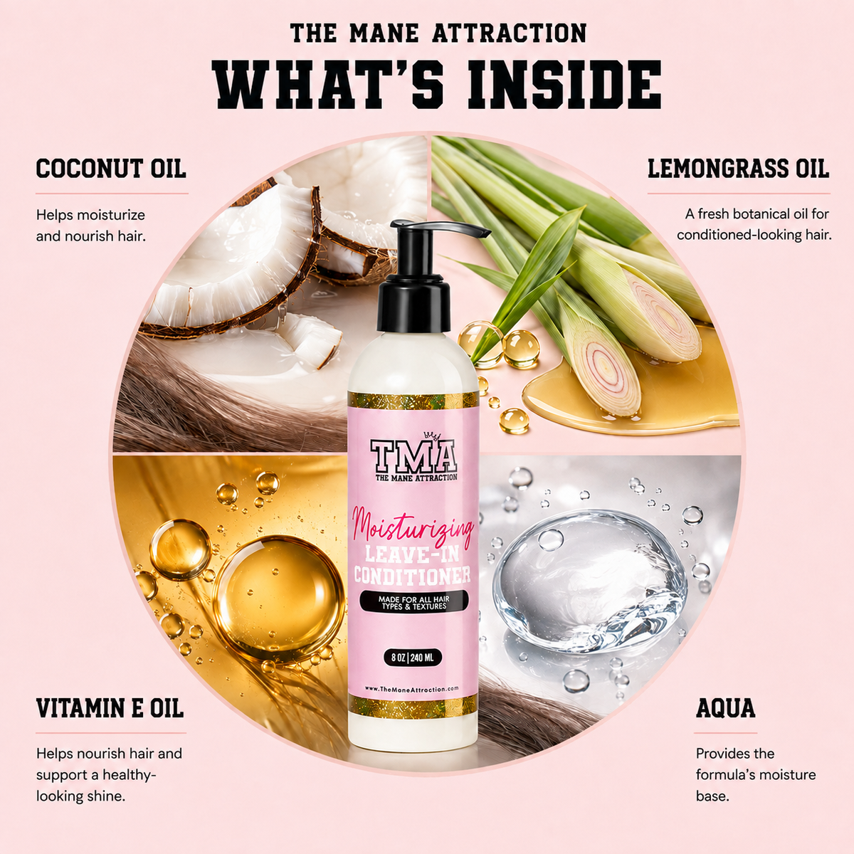 Moisturizing Leave-In Conditioner - The Mane Attraction