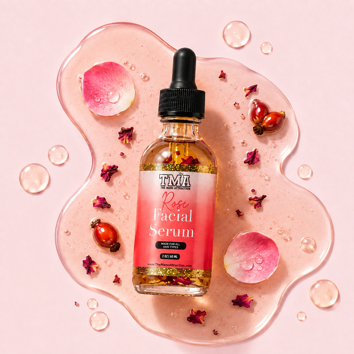 Rosé Facial Serum - The Mane Attraction