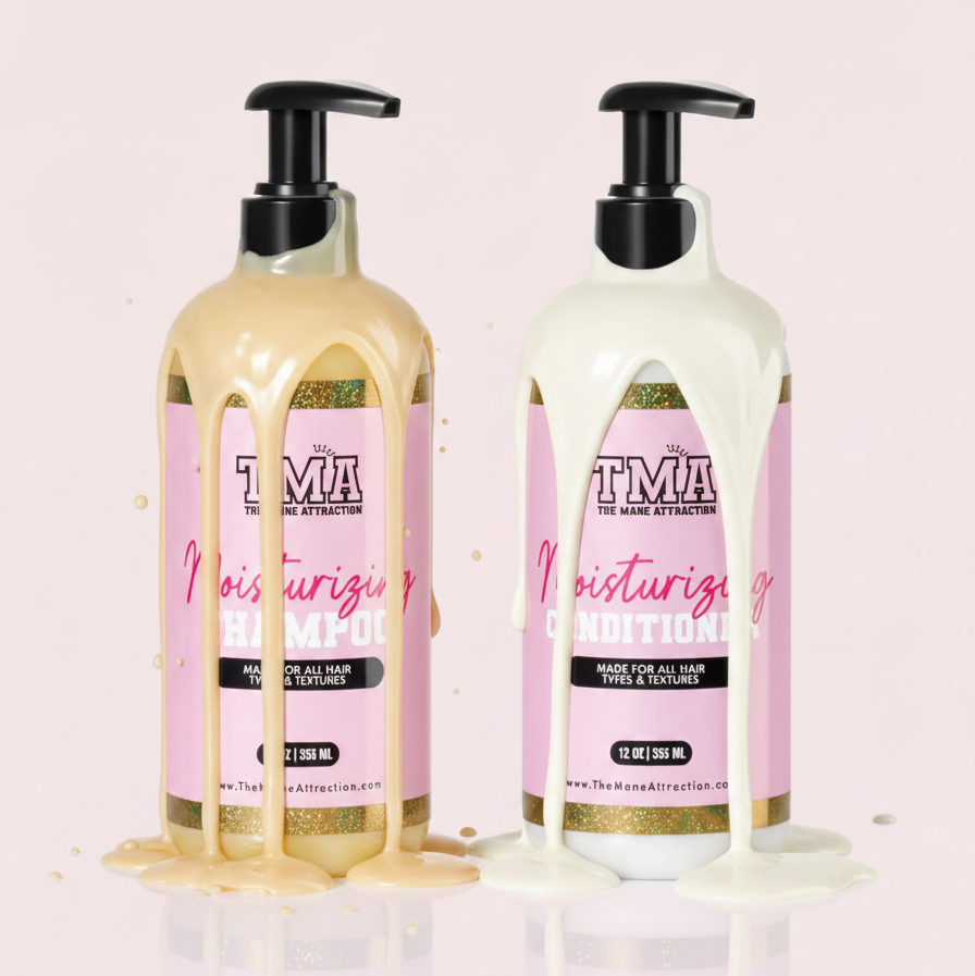 Moisturizing Shampoo & Conditioner Duo - The Mane Attraction