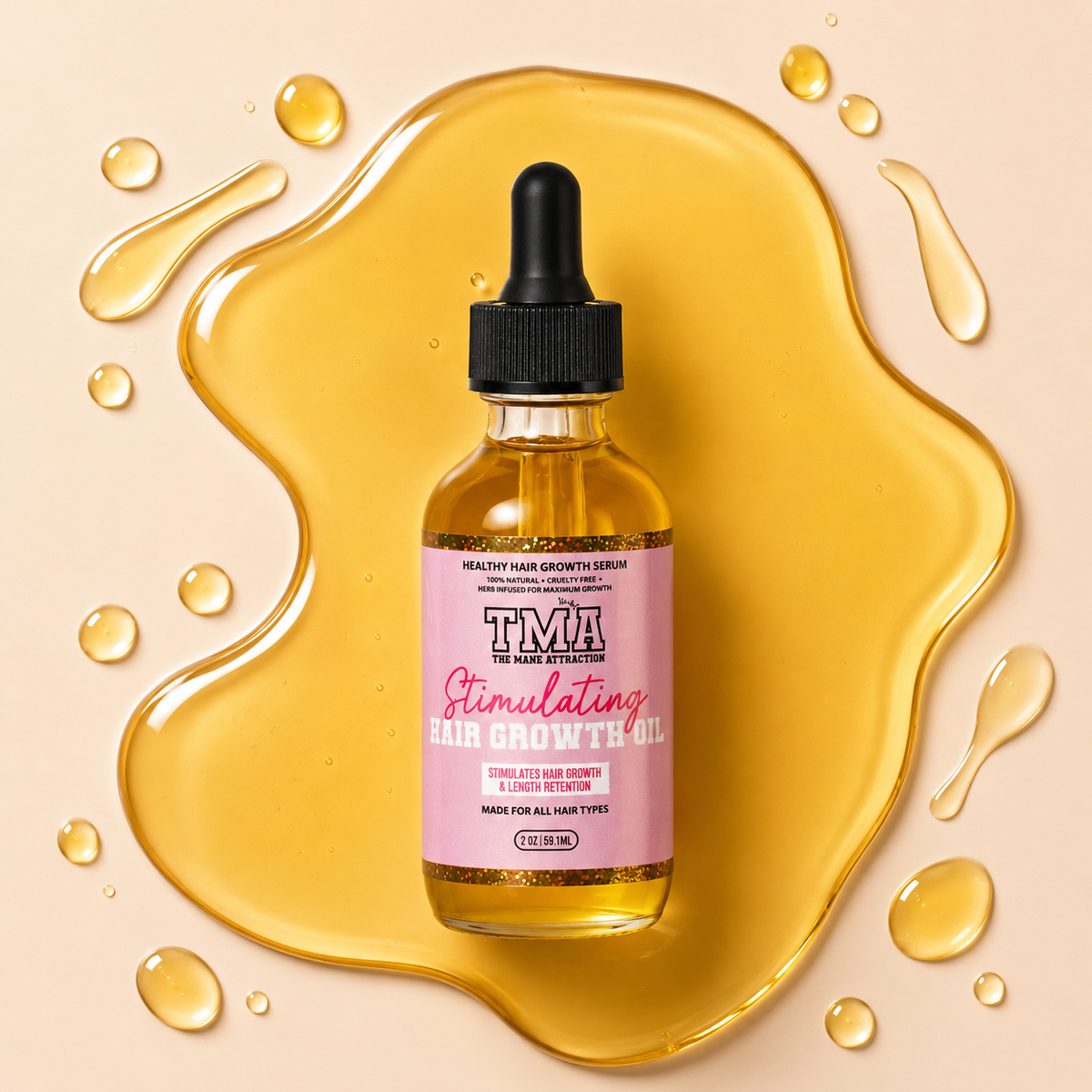 Stimulating Hair Growth Oil - The Mane Attraction