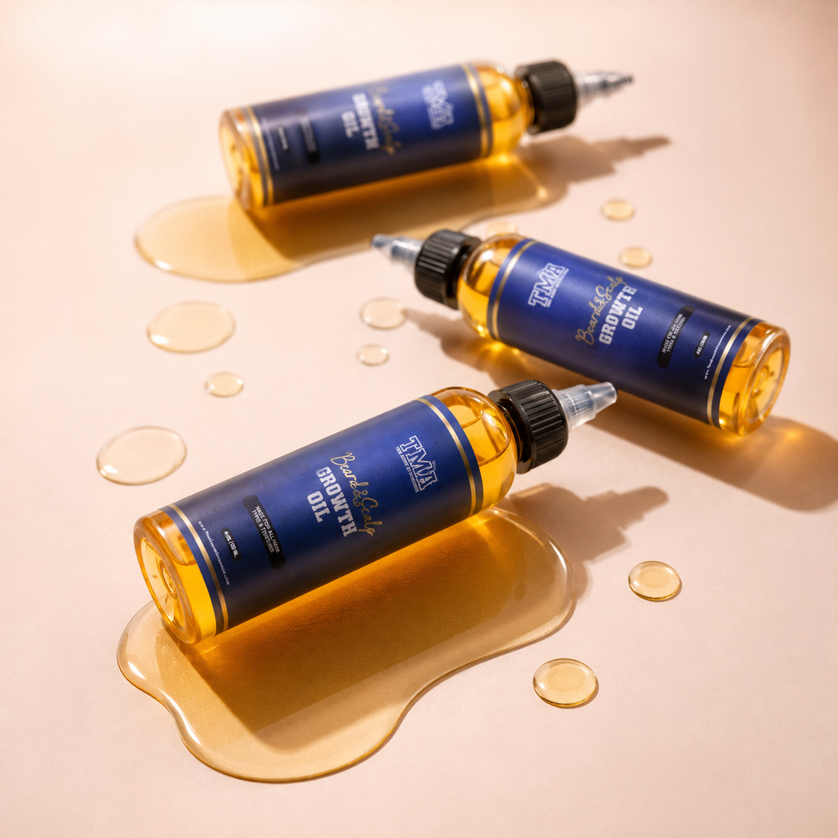 Jumbo Beard & Scalp Stimulating Growth Oil 3-In-1 Bundle - The Mane Attraction