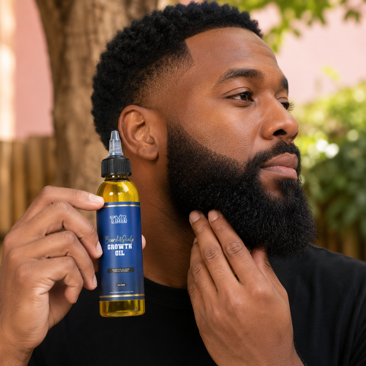 Jumbo Beard & Scalp Stimulating Growth Oil - The Mane Attraction