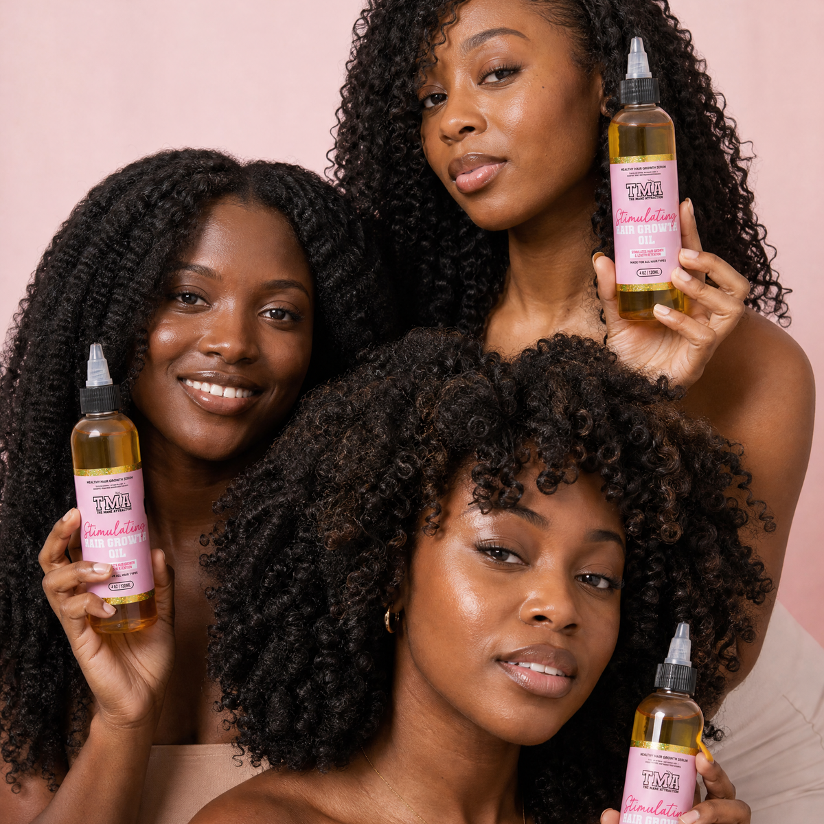 Jumbo Stimulating Hair Growth Oil 3-In-1 Bundle - The Mane Attraction