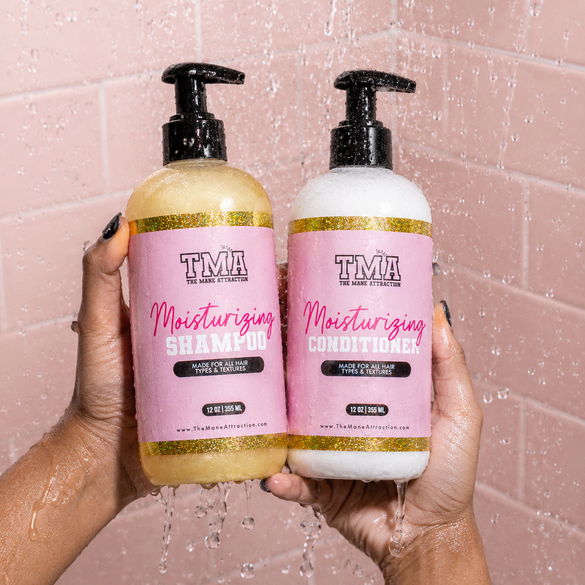 Moisturizing Shampoo & Conditioner Duo - The Mane Attraction