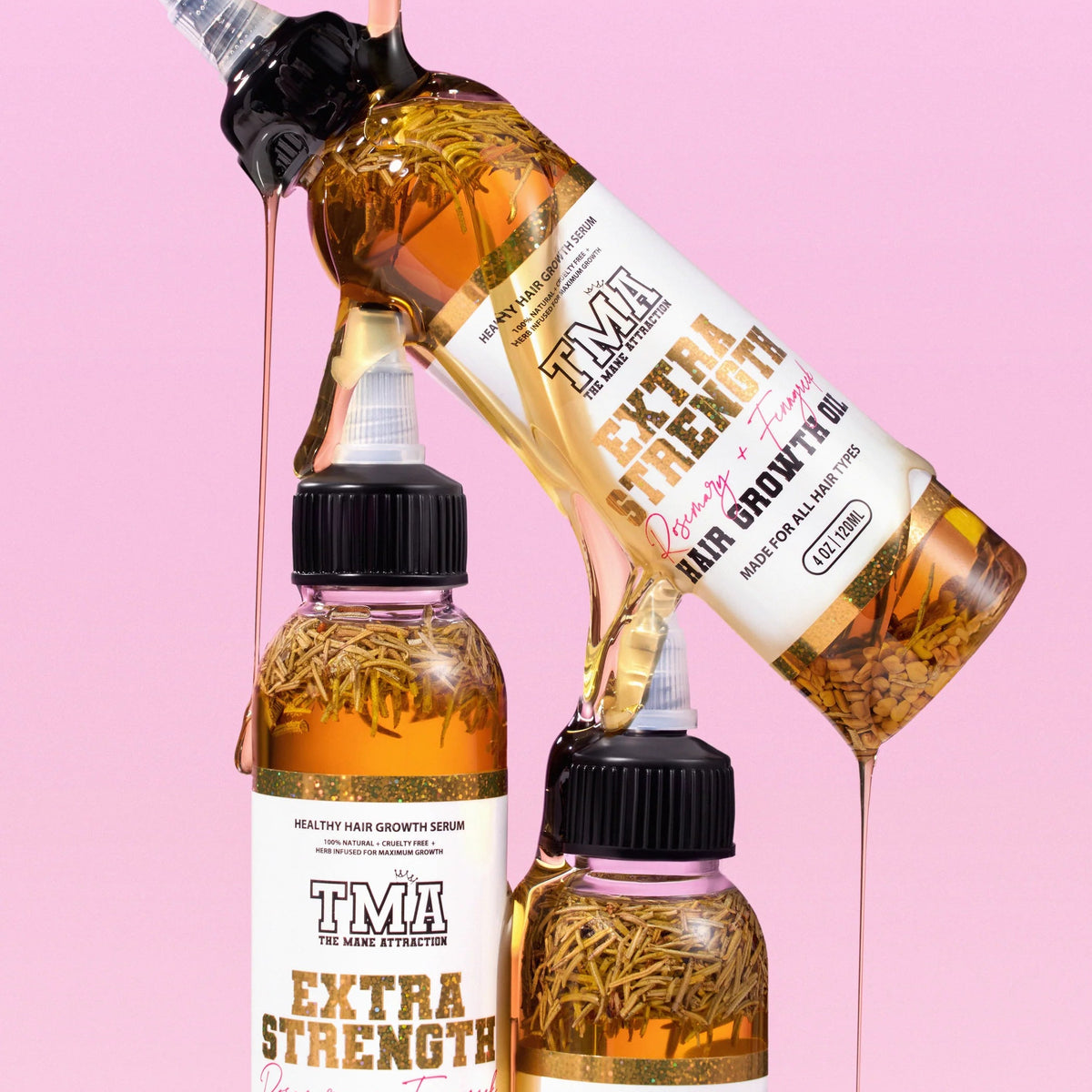 Jumbo Extra Strength Rosemary + Fenugreek 3-In-1 Bundle - The Mane Attraction