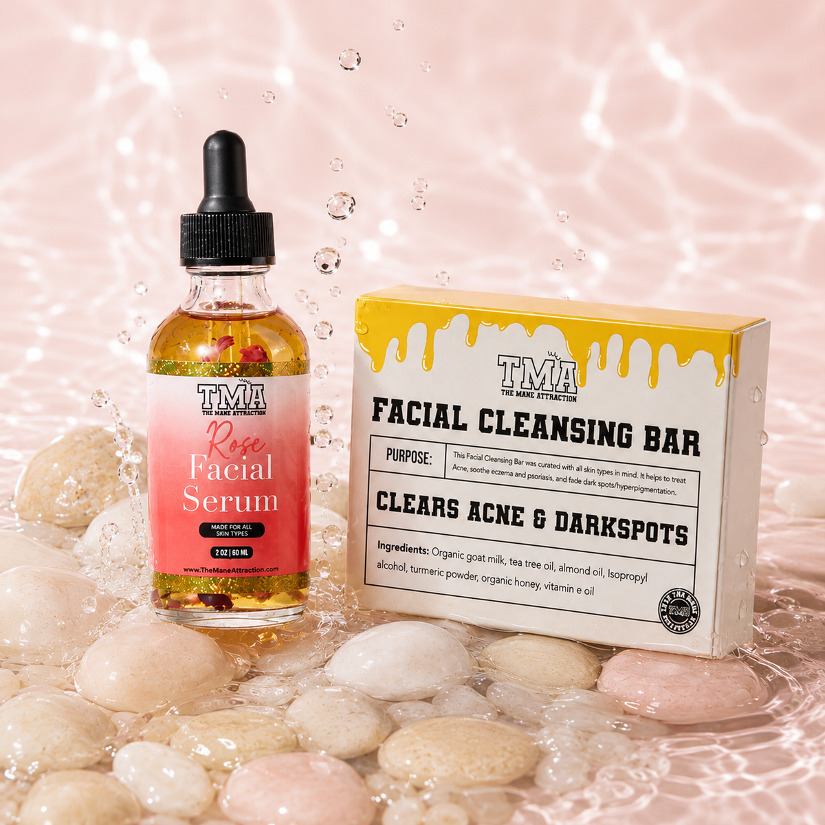 Facial Cleanse+Hydrate Bundle - The Mane Attraction