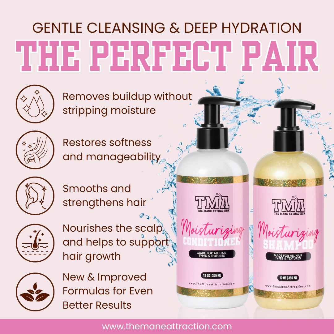 Moisturizing Shampoo & Conditioner Duo - The Mane Attraction