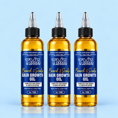 Jumbo Beard & Scalp Stimulating Growth Oil 3-In-1 Bundle - The Mane Attraction