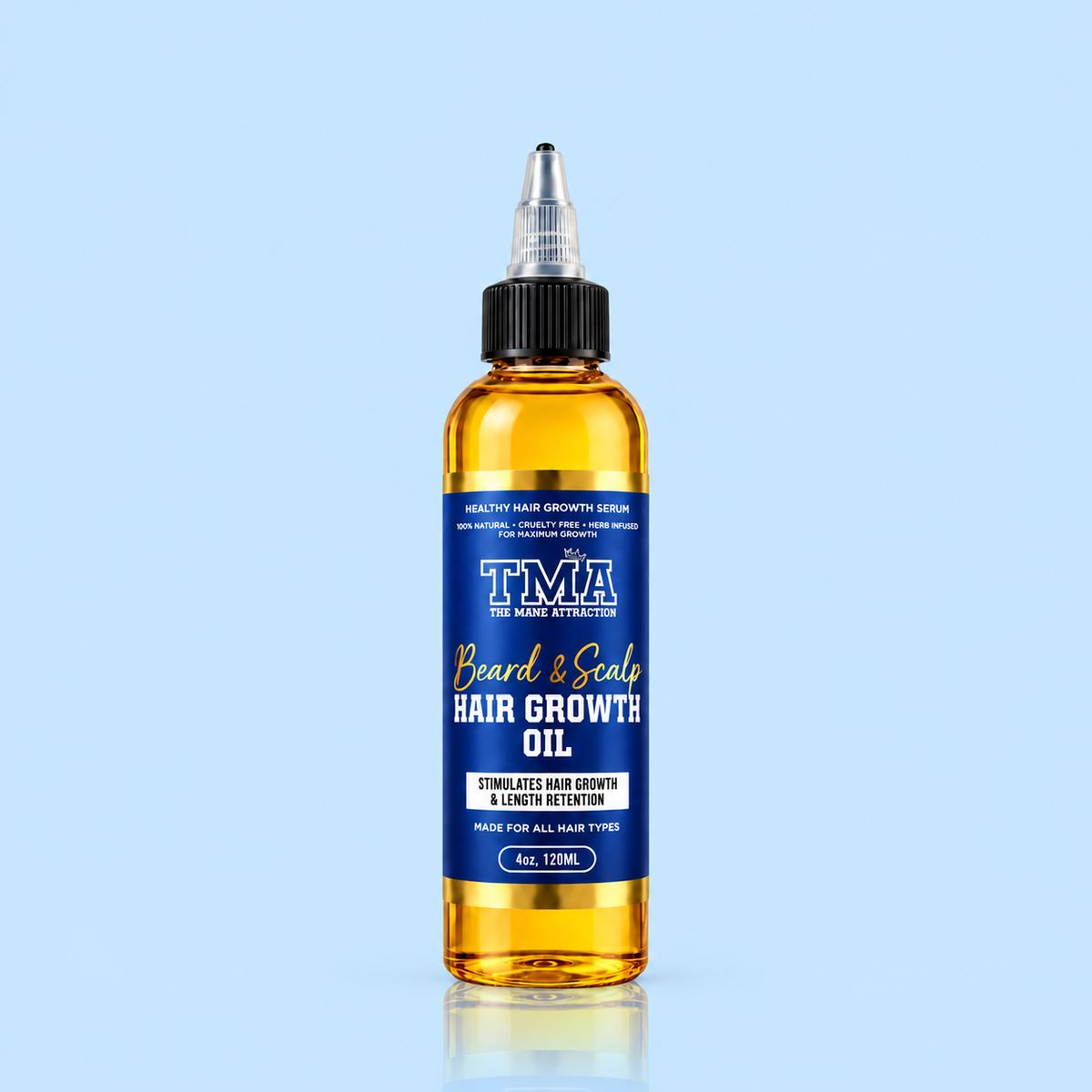 Jumbo Beard & Scalp Stimulating Growth Oil - The Mane Attraction