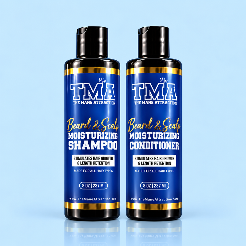Beard & Scalp Shampoo & Conditioner Duo - The Mane Attraction