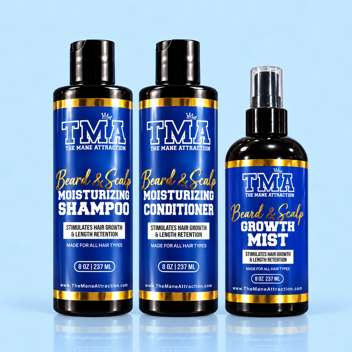 Beard & Scalp Growth Trio - The Mane Attraction