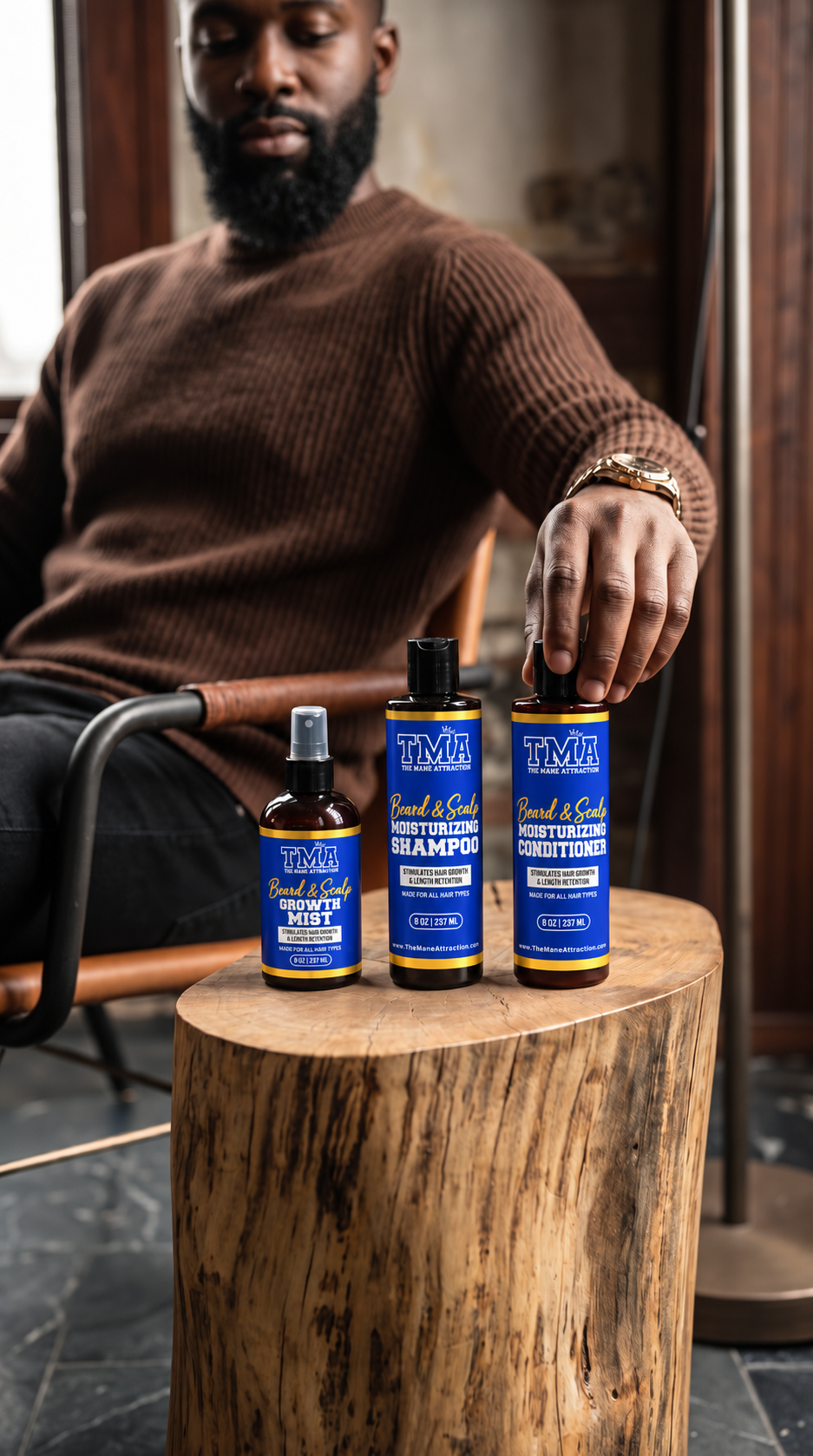 Beard & Scalp Growth Trio - The Mane Attraction