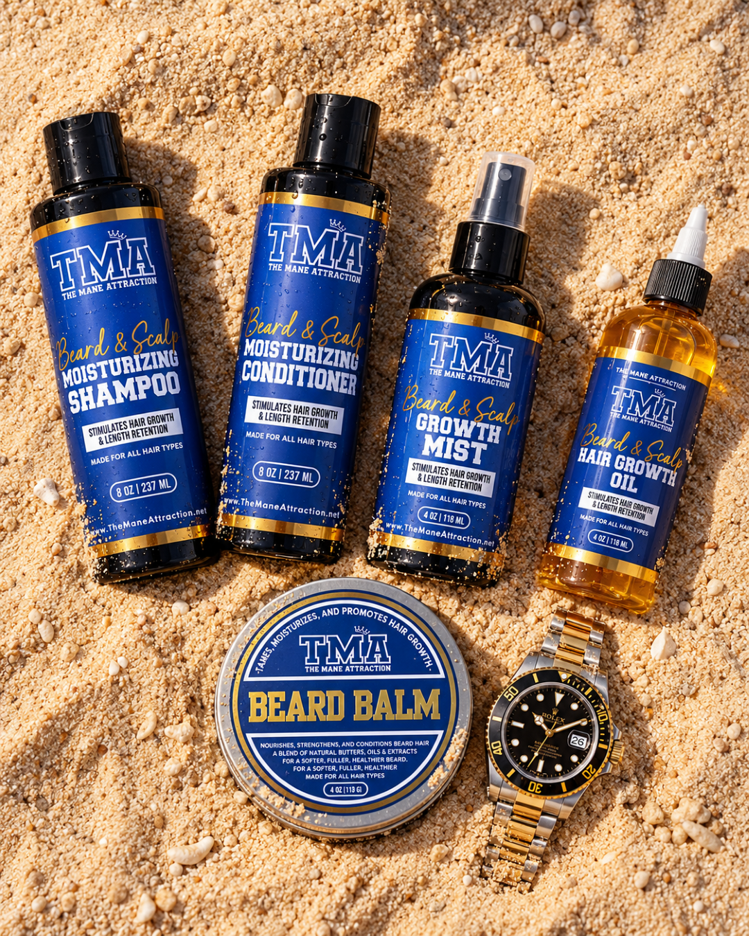Complete Beard & Scalp Growth System - The Mane Attraction