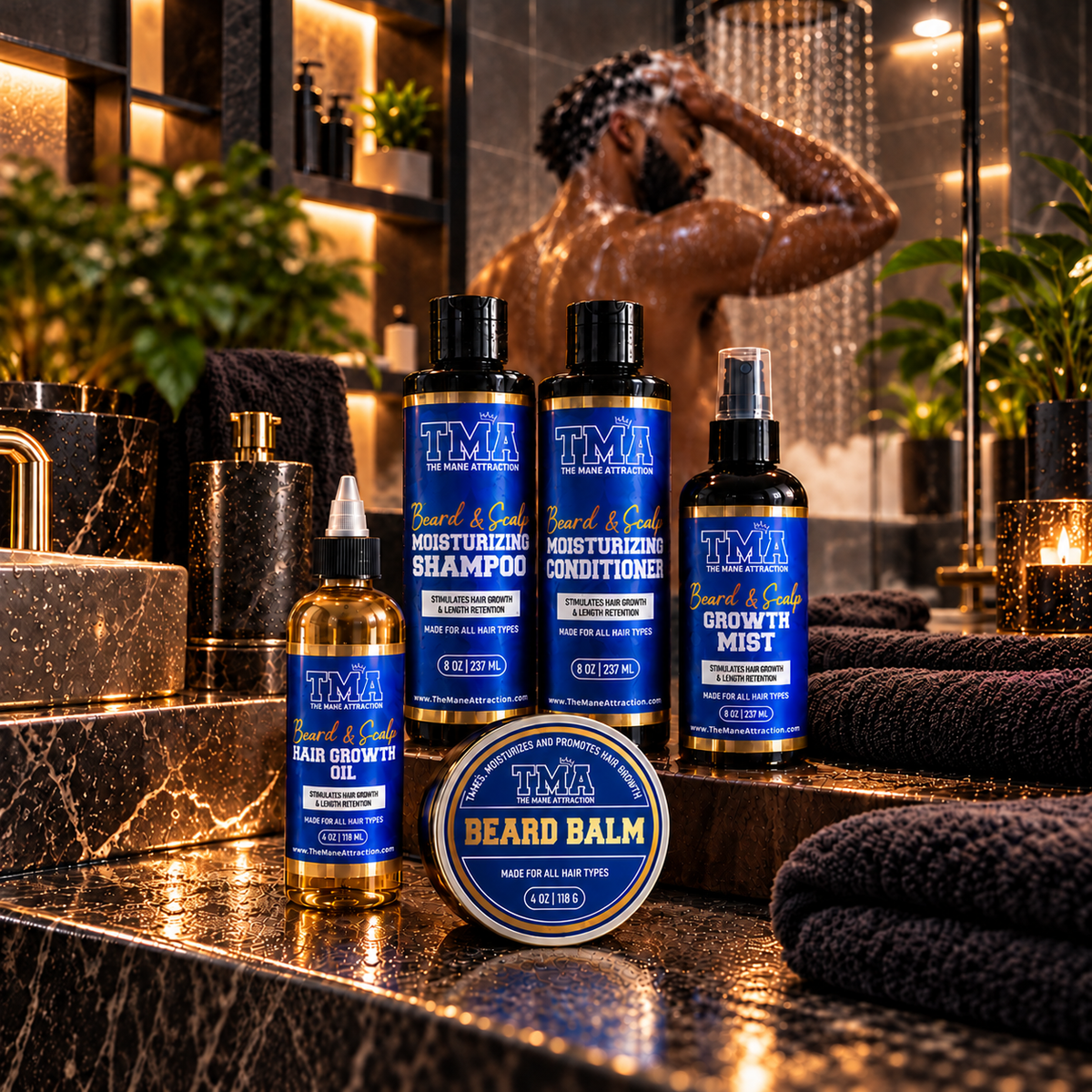 Complete Beard & Scalp Growth System - The Mane Attraction