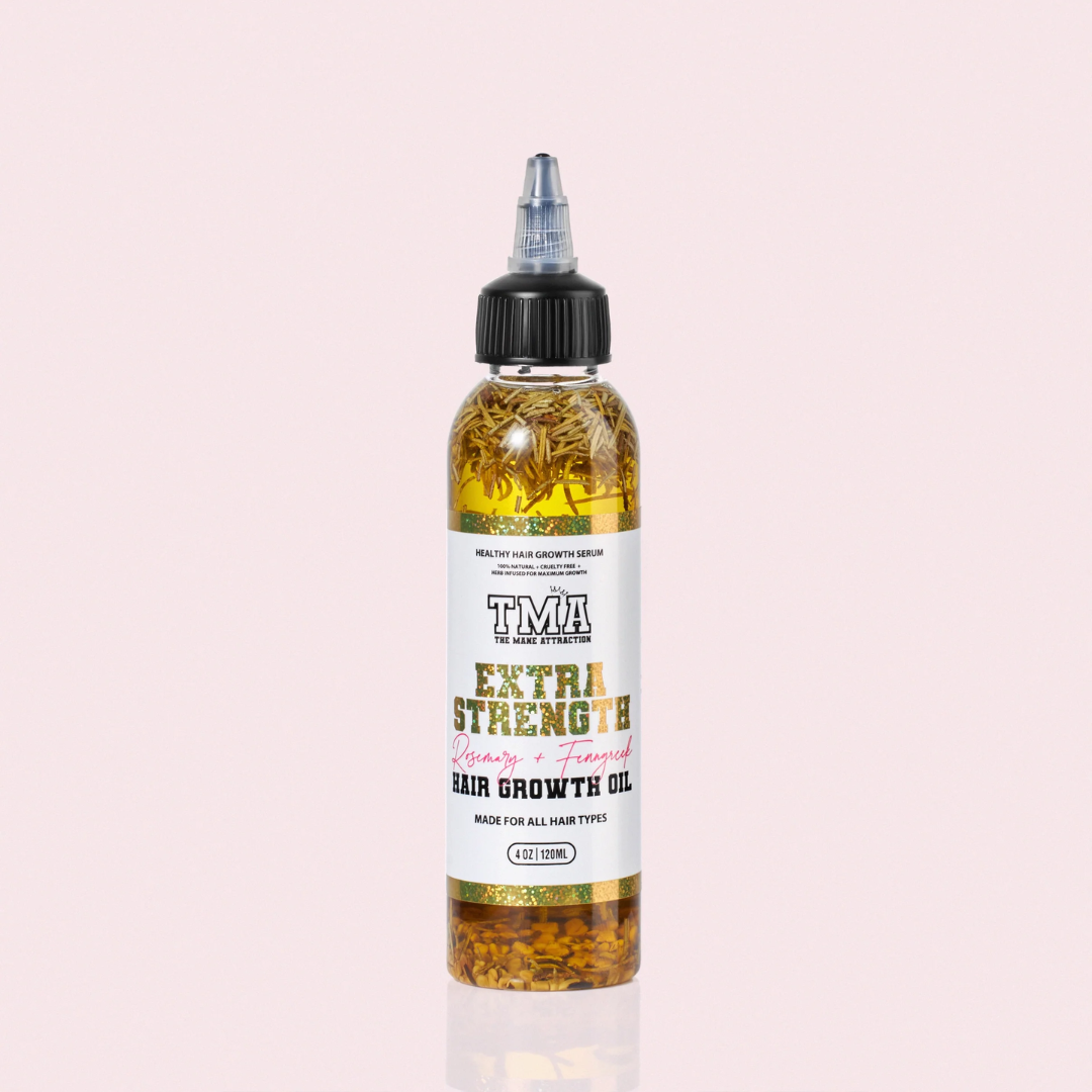 Jumbo Extra Strength Rosemary+Fenugreek Herbal Hair Growth Oil - The Mane Attraction