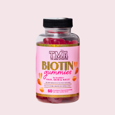 Biotin Hair Growth, Skin & Nail Gummies- 60ct - The Mane Attraction
