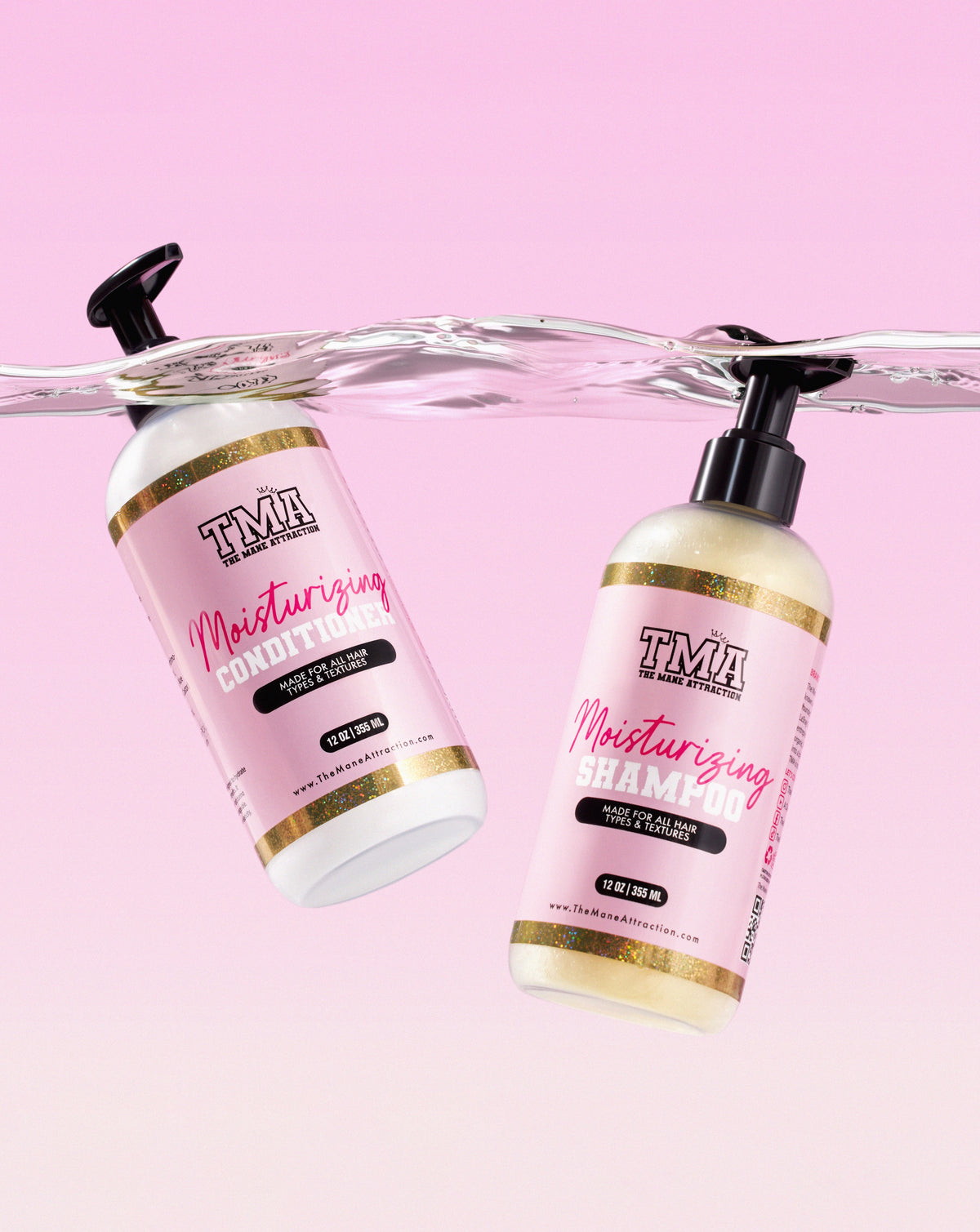 Moisturizing Shampoo & Conditioner Duo - The Mane Attraction