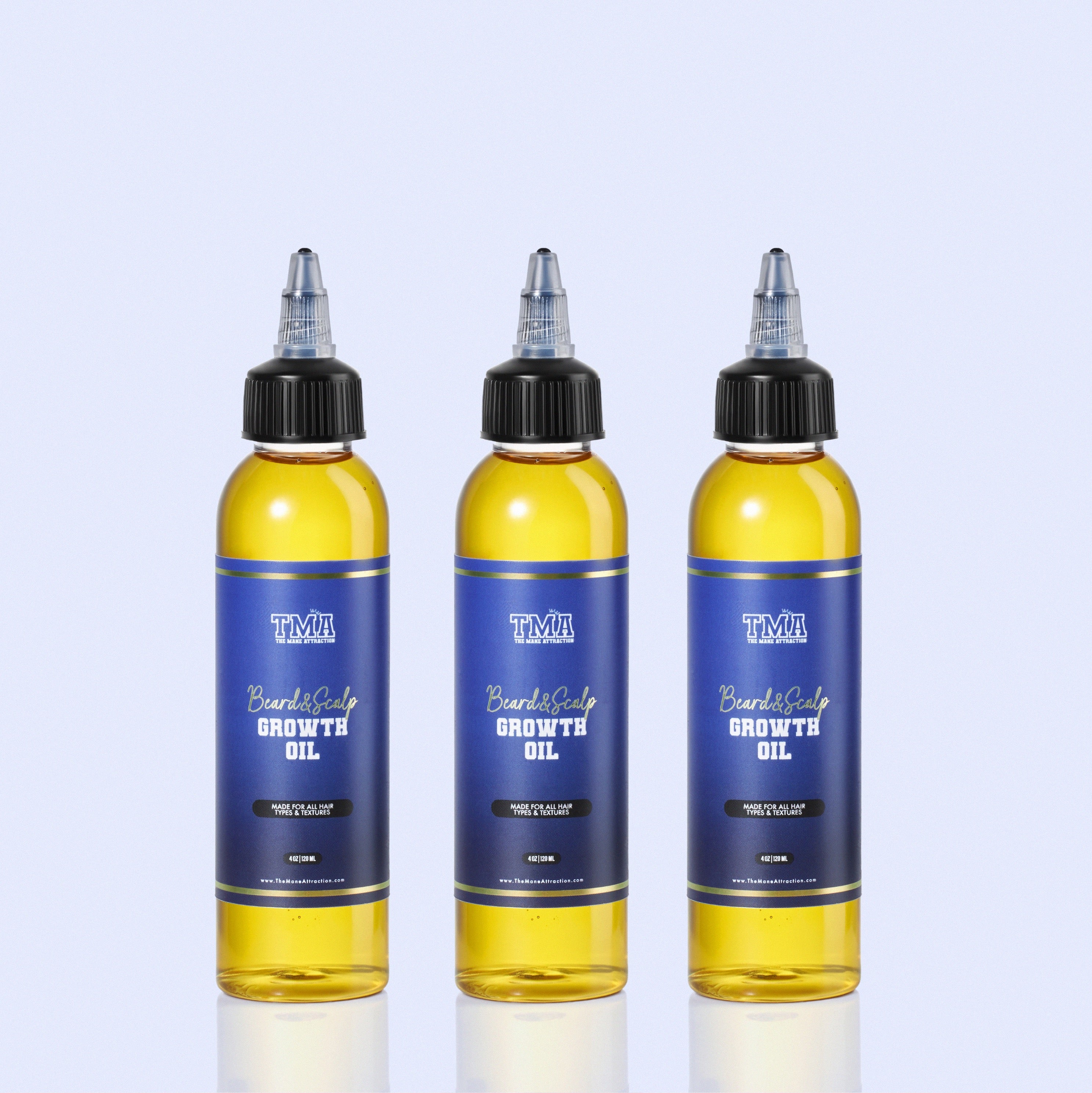Jumbo Beard & Scalp Stimulating Growth Oil 3-In-1 Bundle - The Mane Attraction