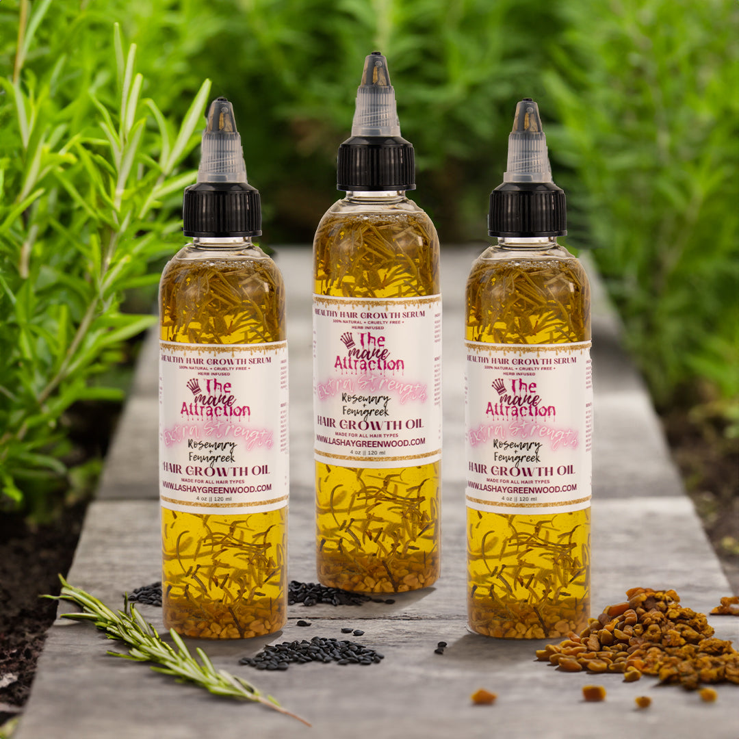 Extra Strength Rosemary + Fenugreek 3-In-1 Bundle - The Mane Attraction