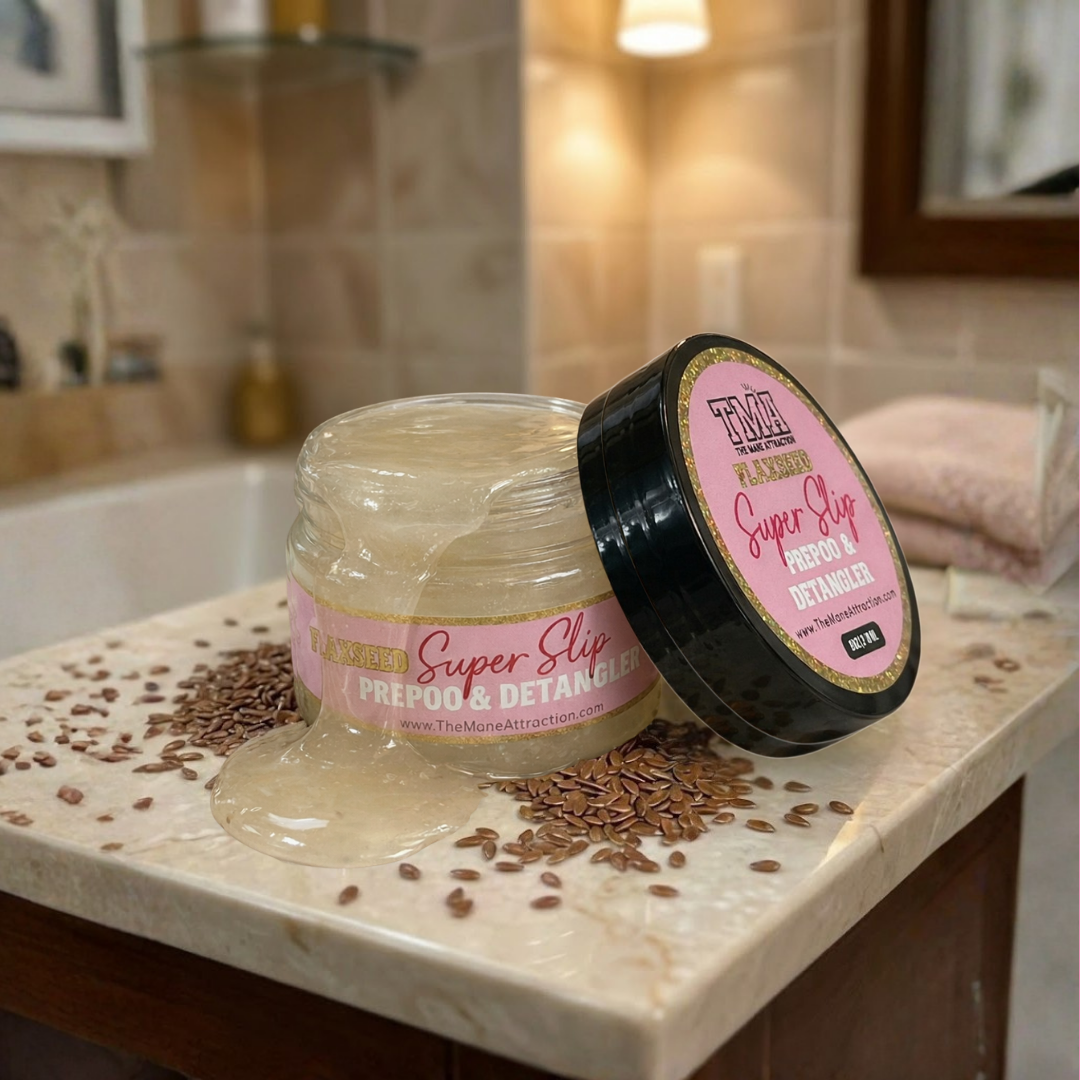 Flaxseed Super Slip Prepoo & Detangler - The Mane Attraction