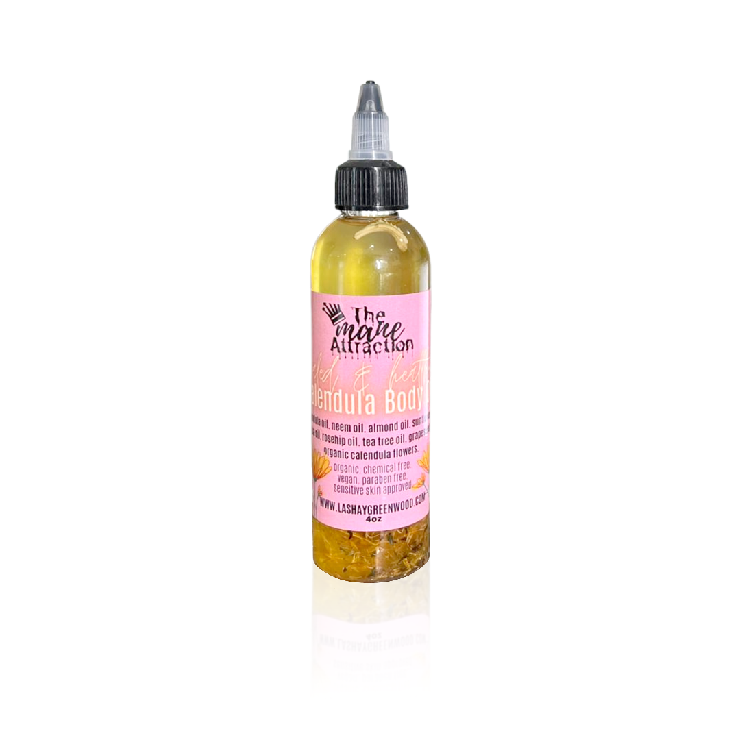 Healed & Healthy Calendula Body Oil - The Mane Attraction